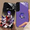 Стеклянный чехол HSR Acheron для мобильного телефона Samsung Galaxy A56 55 54 53 52 51 36 35 34 23 16 15 5G Цветной чехол