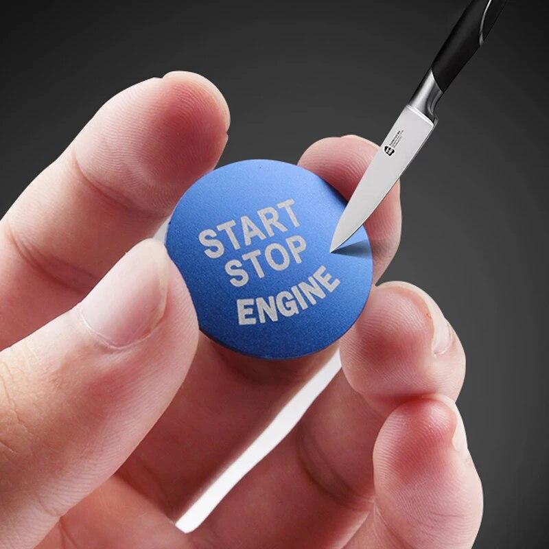 3 шт., кнопка запуска двигателя, остановки, выключения, кольцо, украшение, аксессуары для салона автомобиля для BMW 5 серии G30 X3 G01 G11 G32 X4 G02