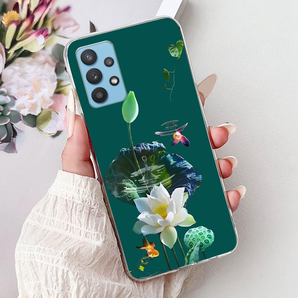 Чехол для Samsung A32 5G SM-A326B Прозрачный Милый Кот Модный Забавный Расписной Задняя Крышка Для Samsung Galaxy M32 5G Чехол для Телефона SM- M326B