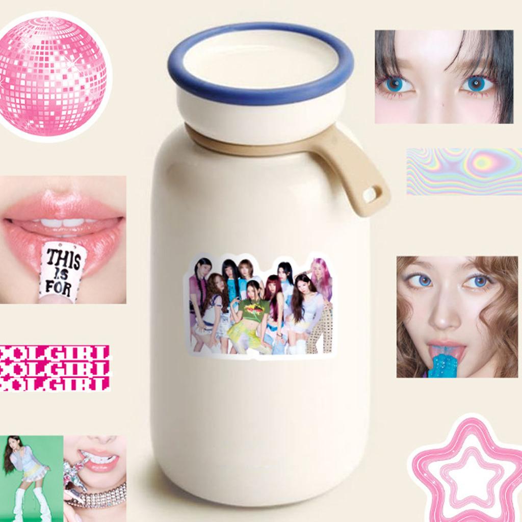 50 шт. Наклейки для украшения блокнота и стакана для воды, Новые наклейки для альбома, Наклейки-окружение