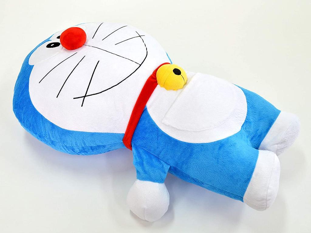 MORIPiLO Morishita Doraemon Body Pillow, Large, Approx. 70cm, Large Plush Cushion, Character Goods, Shogakukan, Blue, 4620219
