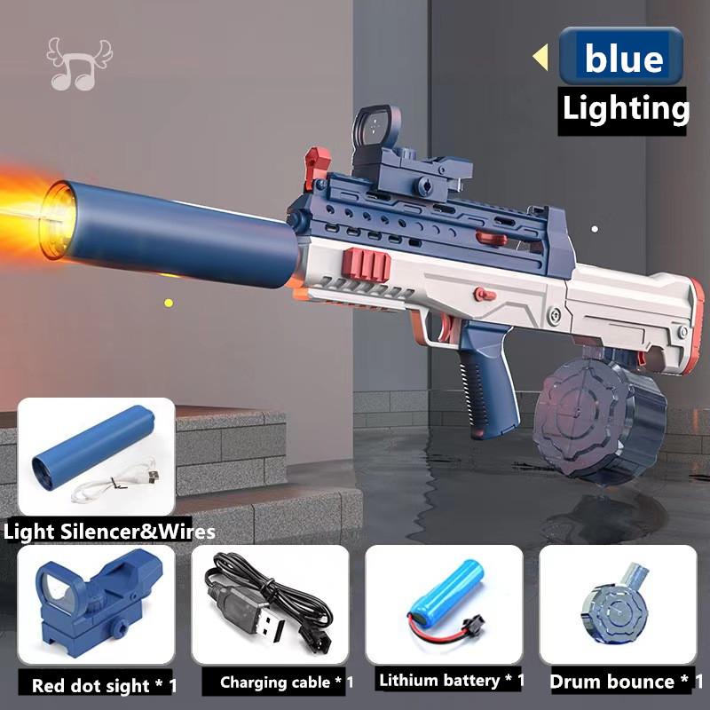 M416 Водный пистолет Электрический пистолет Стрелять Игрушка Полностью автоматический Летняя стрельба Пляж На открытом воздухе Веселая игрушка Для детей Мальчиков Девочек Взрослых Подарок