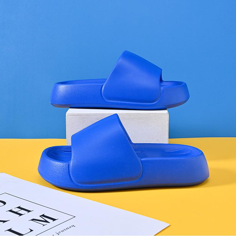 Удобные детские тапочки из ЭВА с мультяшным дизайном для мальчиков и девочек для летней носки