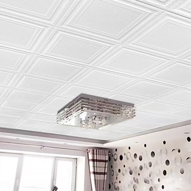 1/5/10Pcs 35*35cm Ceiling Roof Self-adhesive Warm Bedroom 3d Three-dimensional Wall Attached To The Background Wall