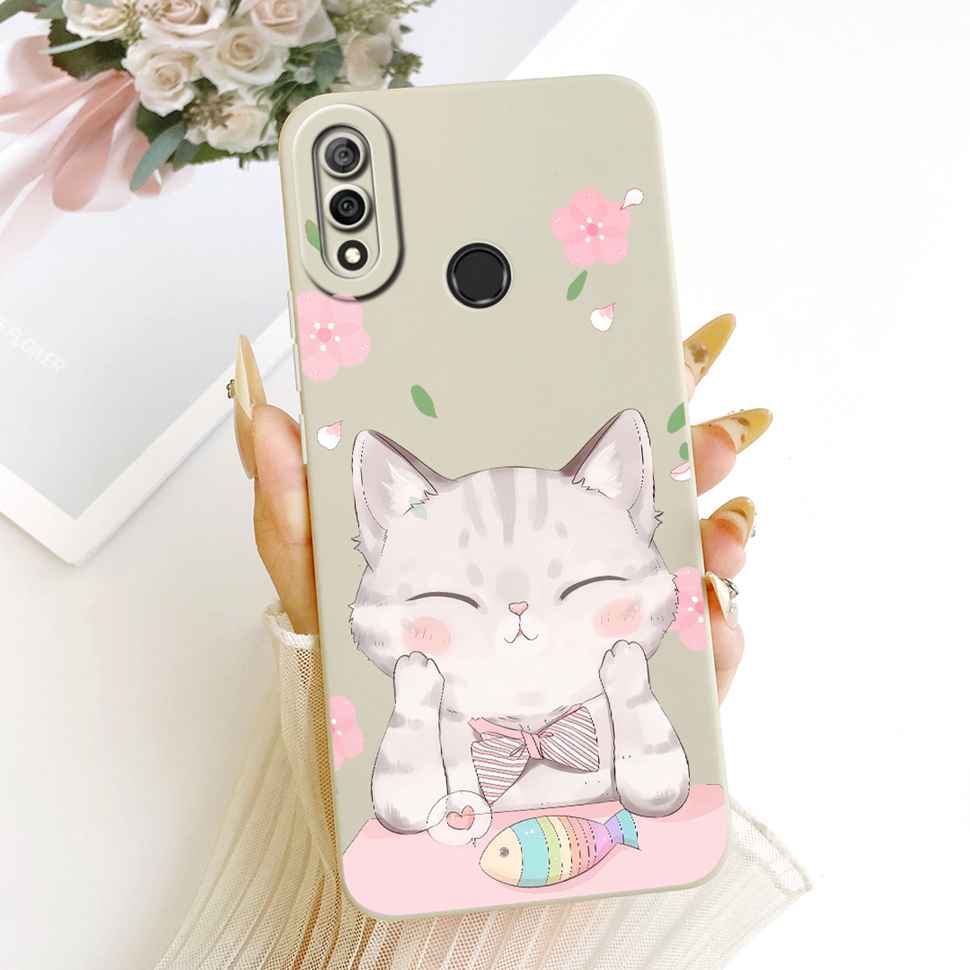 Для Huawei Y9 2019 Чехол Роскошный Кот Мягкий Силиконовый Чехол для Телефона Для Huawei Y 9 Y9 (2019) Защитная задняя крышка JKM-LX1 JKM-LX2