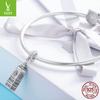 Серебро S925 Подвеска Британский Биг Бен Женский DIY Браслет из бусин Подвеска Аксессуары Scc868