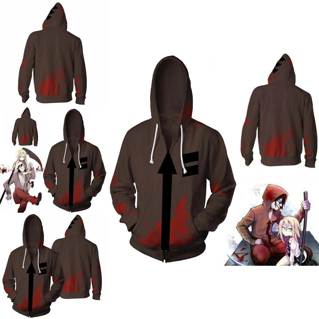 Anime Of Angels Death Isaacfoster Zack Hoodies Coat Sweatshirt Costume Cosplay