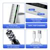 Charger and Battery Combo Kit 12 Slot Smart LCD USB/Type-C Hybrid 1.2V Battery Charger + 1.2V AA/AAA NiMH Rechargeable Battery