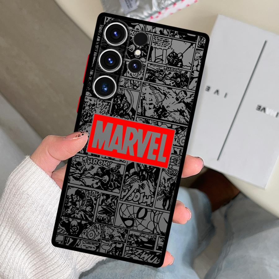 Чехол с логотипом героя Marvel для Samsung Galaxy S26 S24 Plus Note 20 10+ S25 Ultra S21 S20 S23 FE S22 Funda Чехол для телефона