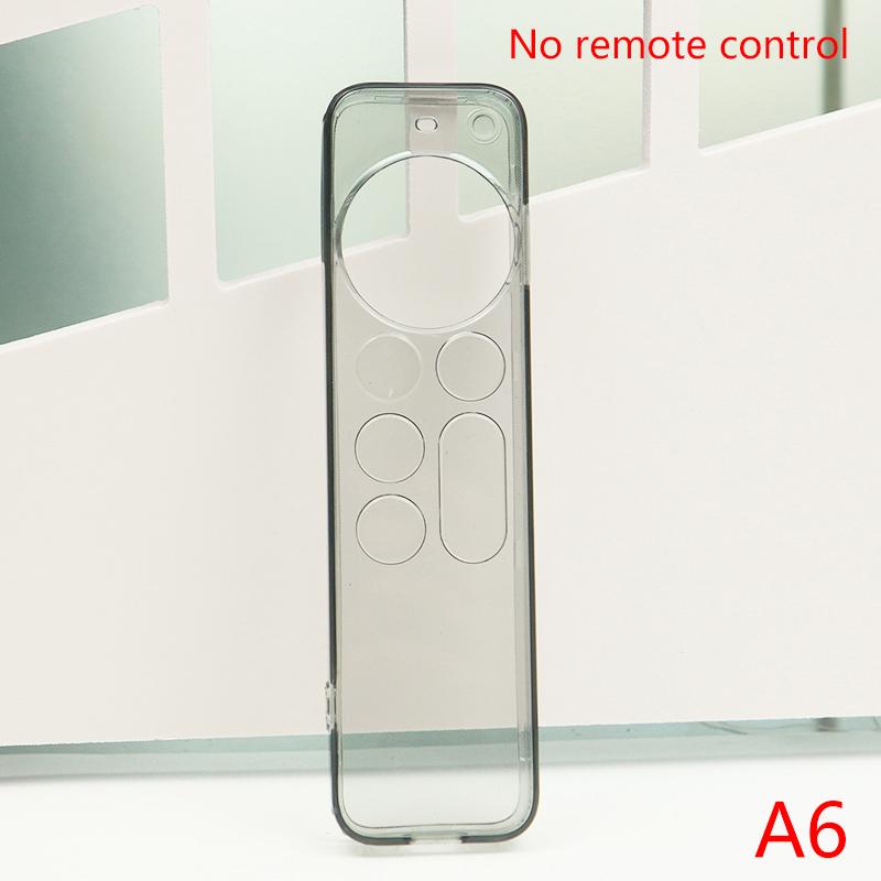 Чехол Tpu Silver Edge, совместимый с пультом дистанционного управления Apple TV 4K/Hd, предотвращает появление царапин, защищает от падений, прозрачный защитный чехол