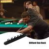 Wall Mount Pool Stick Holder Billiard Pool Cue Rack Hardwood Pool Cue Holder Rest Cue