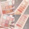 Nine-color Waterproof Eyeshadow Tray Pearlescent Natural Brightening Long-lasting Setting Laying Silkworm Shadow Tray Eye Makeup Student Woman Makeup