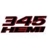 1 шт. 3D металлические наклейки багажник автомобиля 345 392 эмблема HEMI для Dodge Challenger Ram Charger Caliber Journey Caravan Chrysler Dart