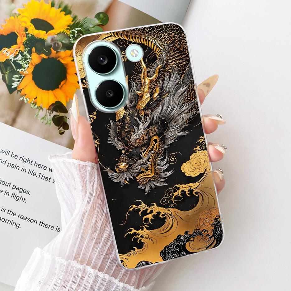 Чехол для Xiaomi Poco X8 Pro 5G Милый Чехол с Рисунком Сердечка Мягкий Тонкий Чехол для Телефона Для Xiaomi Poco X8 Pro Max PocoX8 Pro 5G
