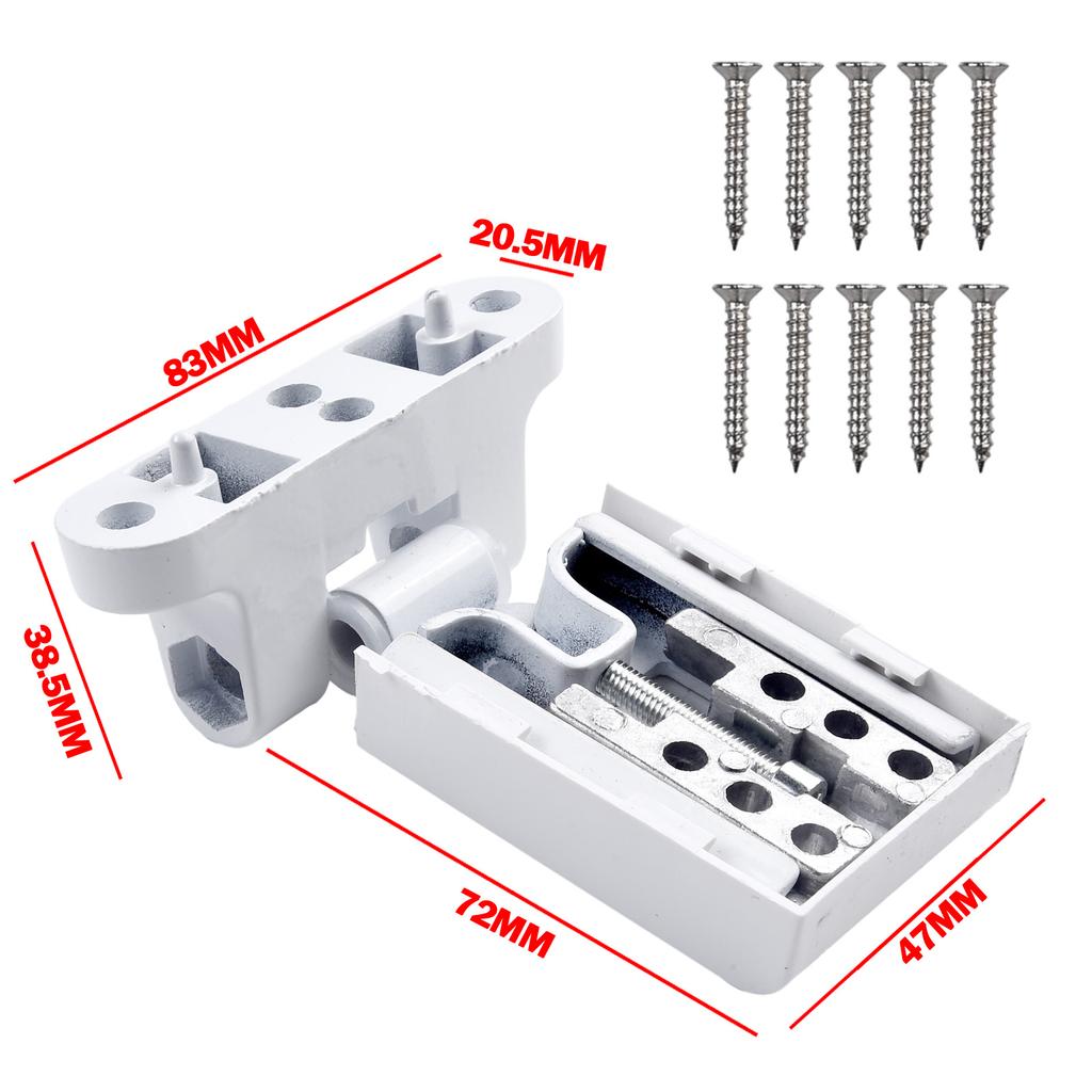 Петля-флажок для балконной двери Распашная балконная дверь Петля-флажок Безопасность Левая Правая Пластик Сталь Тяжелые Петли Фурнитура