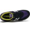 New Balance Nb 580 Классические Сшитые Удобная Ткань Амортизация Низкий Верх Повседневные Кроссовки для Бега Унисекс кроссовки Черно-Фиолетовые CMT580TF