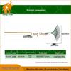 22-Tooth Powder-Coated Steel Garden Rake