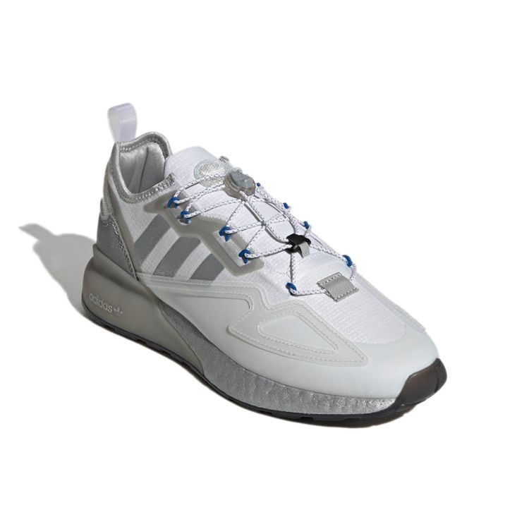 adidas Кроссовки унисекс ZX 2K Boost Safety First Белый облачно-белый серебристо-металлический GY1208