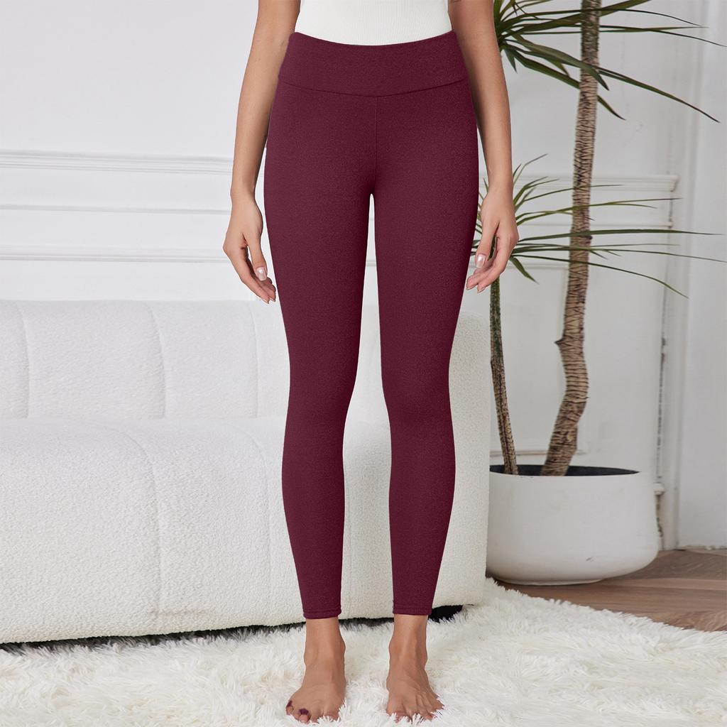 Женские утепленные леггинсы-основа с флисовой подкладкой