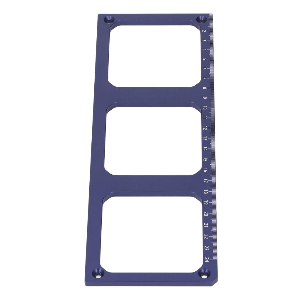 86 Шаблон для розетки выключателя 3 отверстия Алюминиевый сплав Точное открытие отверстия розетки выключателя