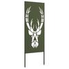 Garden Privacy Screen Canvas with Animal Pattern Olive Green 50 x 140 cm
