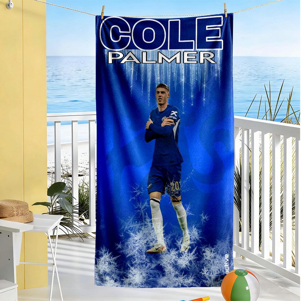 Chelsea Fc Football Player Beach Towel Soft Durable Quick-Dry Comfortable Lightweight Suitable for Swimming, Gym, Camping, Yoga Vacation