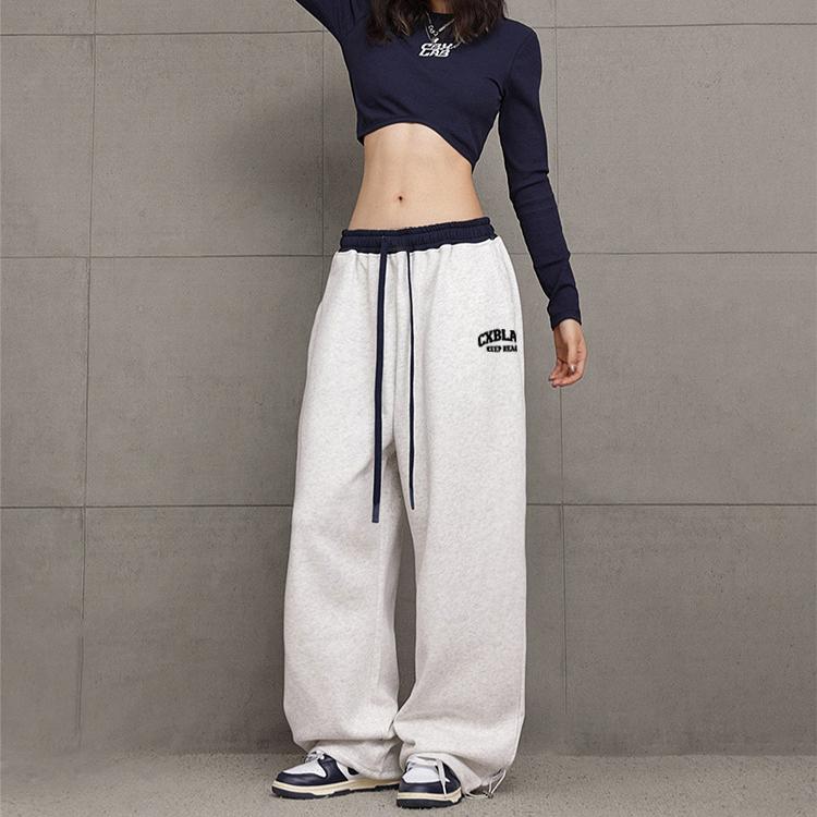 Женские винтажные спортивные штаны, повседневные брюки с парашютом в корейском стиле, лоскутные спортивные штаны в стиле хип-хоп, уличная одежда, брюки Kpop