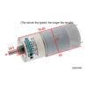 12 В/24 В 35 Вт микро-мотор-редуктор постоянного тока с регулируемой скоростью по часовой/против часовой стрелки, большой малошумный электродвигатель