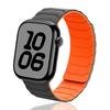 Магнитный ремешок для Apple Watch Ultra 2 49 мм 46 мм 44 мм 41 мм 45 мм 42 мм, силиконовый браслет для iWatch Series 10 9 8 7 6 5 4 SE.