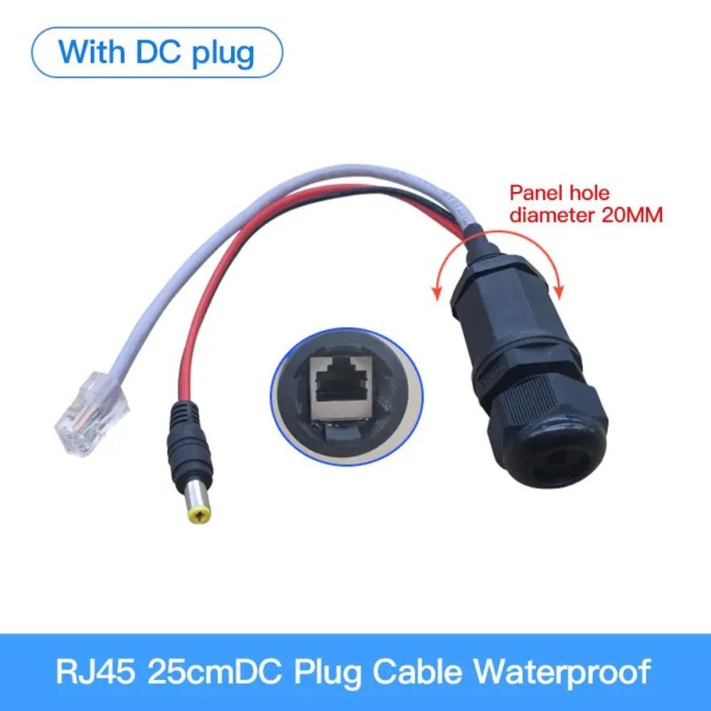 Waterproof RJ45 Connector M20 Universal Panel Mount Adapter Male To Female Ethernet LAN Cable Outdoor Network Equipment