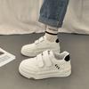 Белые кроссовки Женская обувь Весна Универсальная Повседневная Спортивная обувь На толстой подошве Обувь на доске с колосьями пшеницы