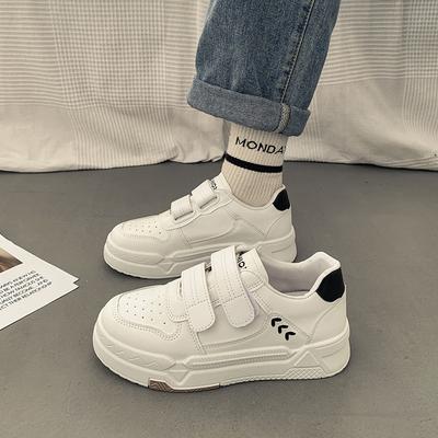 Белые кроссовки Женская обувь Весна Универсальная Повседневная Спортивная обувь На толстой подошве Обувь на доске с колосьями пшеницы