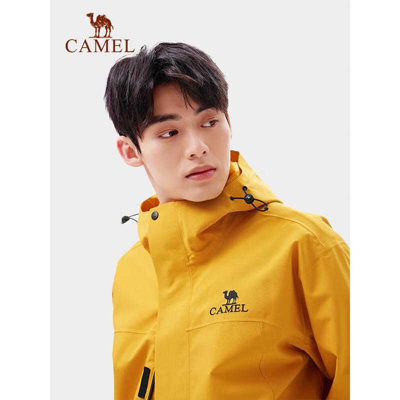 Camel Unisex Windproof Waterproof Jacket