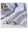 Women's Mink Cashmere Short Sweater with Half-High Collar and Rabbit Fur Knit, Slimming Fit