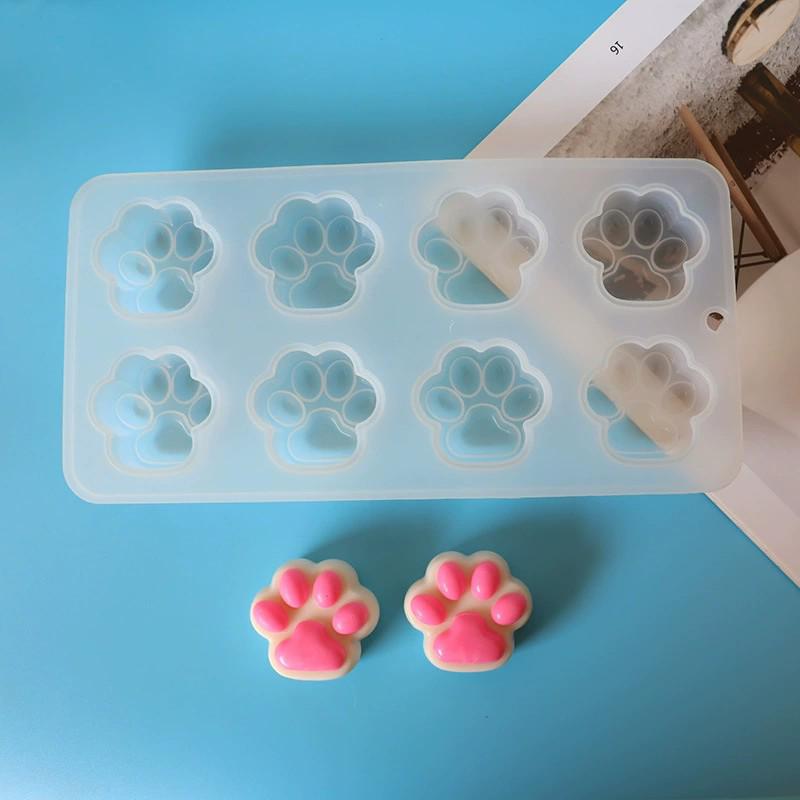 DIY Crystal Glue Матовый Круглый Кошачий Коготь Ювелирные Изделия Силиконовая Форма