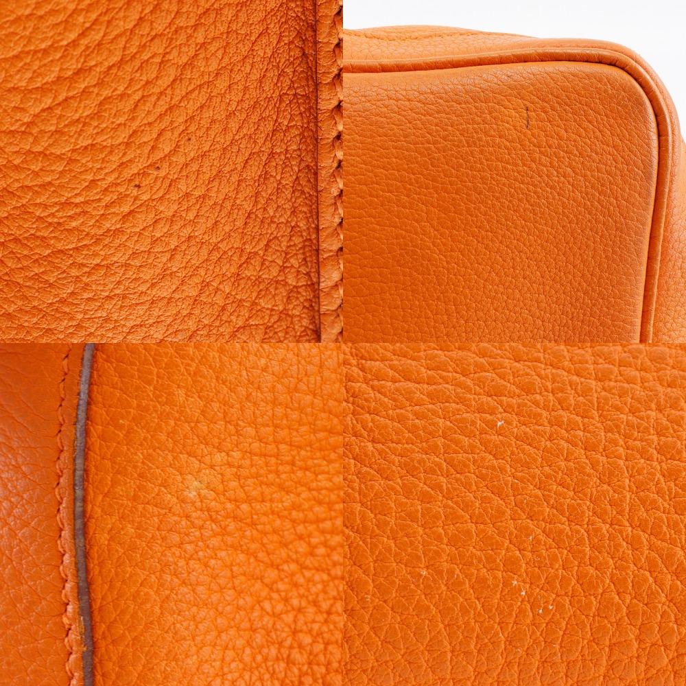 HERMES Garden party 36 PM Tote Bag Orange Negonda Women Used
