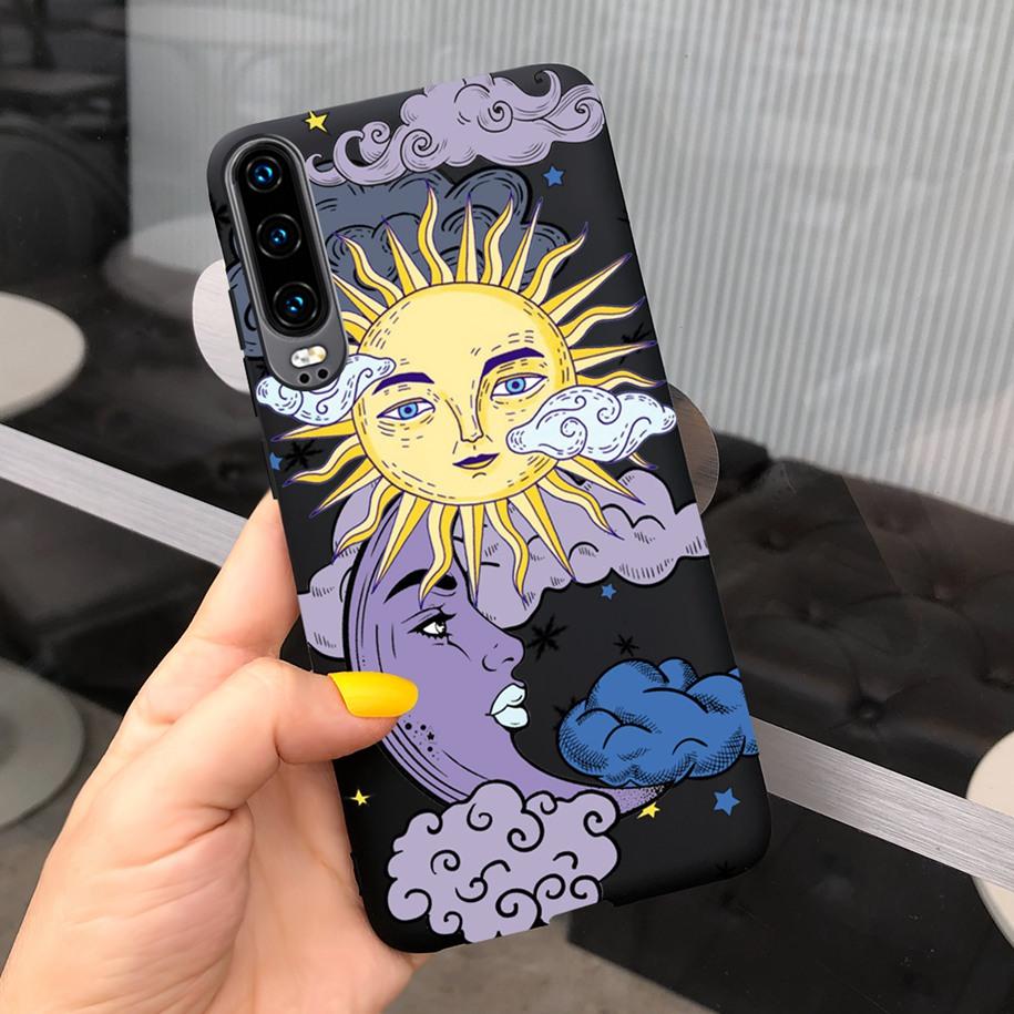 P30 Lite Case Fashion Flower Pattern Phone Case For Huawei P30 P 30 P30Lite 2020 MAR-LX1M Shockproof Bumper Soft TPU Funda Coque