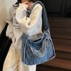 Denim Tote Bag Women Shoulder Bag Crossbody Bag