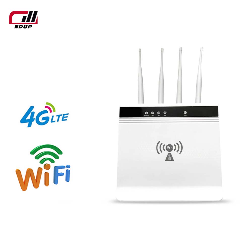 Маршрутизатор WiFi NDUP H822 - 4 порта LAN, карманный WiFi, модем LTE SIM-карты, 300 Мбит/с, маршрутизатор 4G, CAT 6