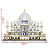 Строительные кирпичи Архитектурные достопримечательности Дворец Тадж-Махал 3D-модель Детская развивающая игрушка