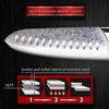 Grandsharp 7-дюймовый нож шеф-повара Santoku Дамасская сталь 67 слоев VG10 Кухонный нож из японской стали