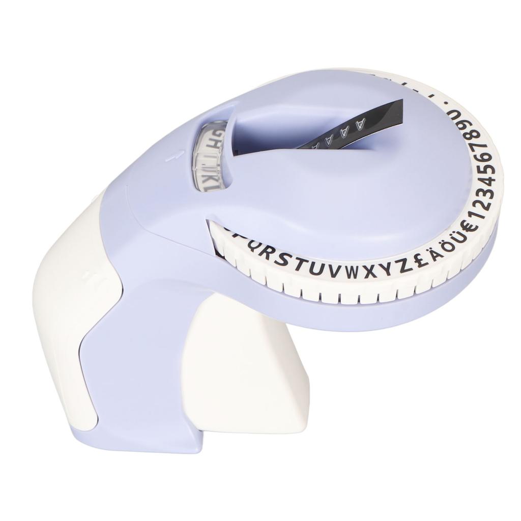 Embossing Label Maker with 2 Rolls Tape 600dpi 47 Characters Manual 3D Portable Embossed Label M