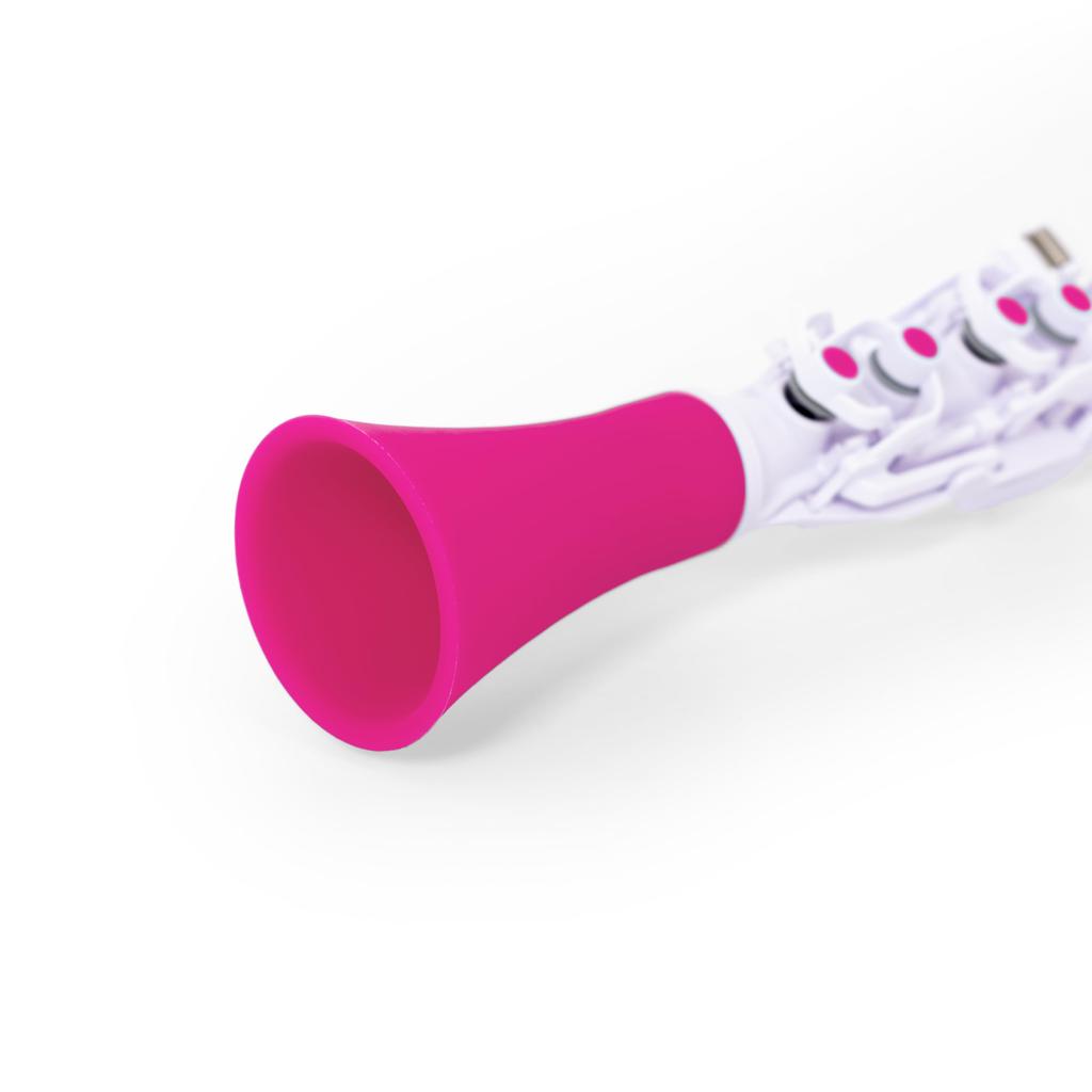 NUVO Пластиковый духовой инструмент Кларнет C Key Clarineo Clarineo N120CLPK эксклюзивный 2.0 Белый/Розовый [С полужестким футляром] []