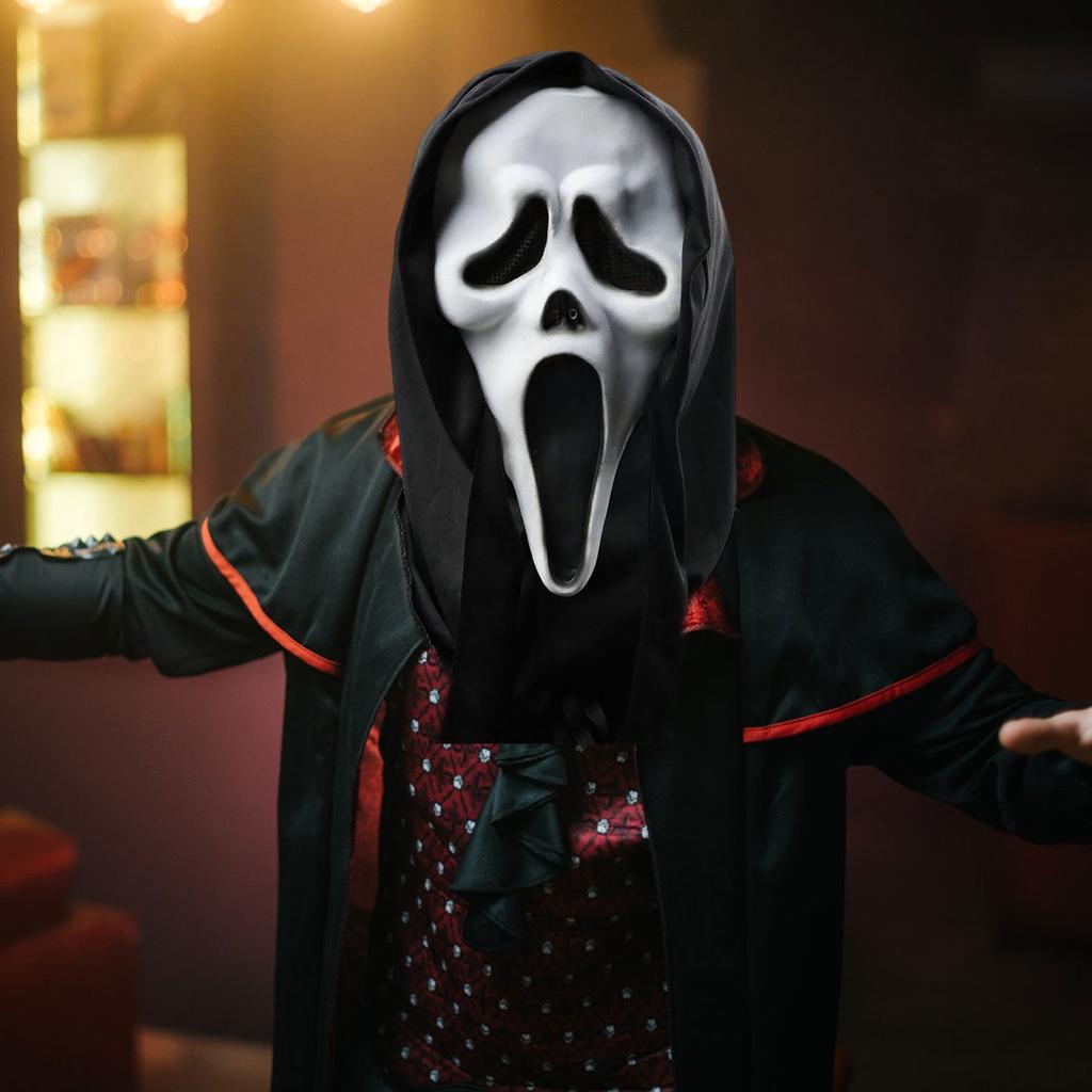 Латексная маска на голову для вечеринки, танцев, ролевых игр, реквизит