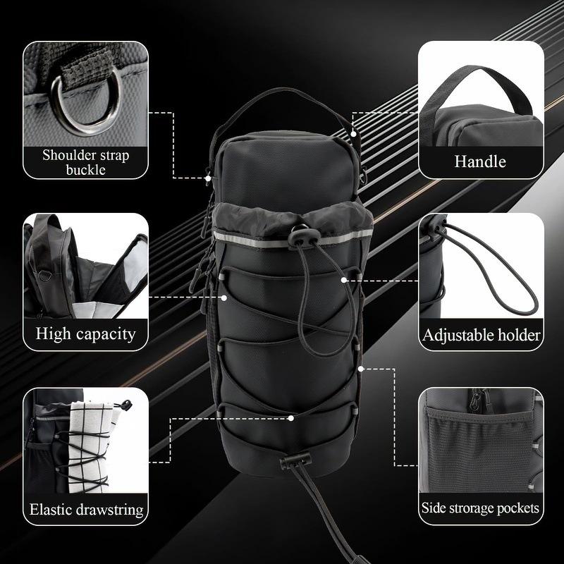 Magnetic Gym Bag Large Capacity Magnetic Carrier Bag With Phone Pocket Portable Fitness Water Bottle Pouch Accessories Organizer