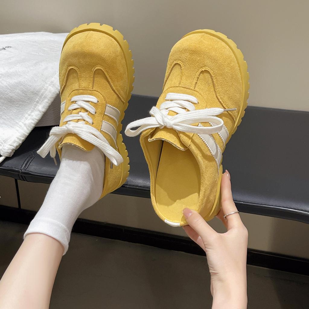 Замшевые балетки женские новая весна женская обувь универсальная спортивная и повседневная обувь для скейтборда
