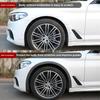 Универсальный черный карбоновый расширитель крыла автомобиля, резиновая защитная полоса для бровей, защита колесной арки, расширитель арки