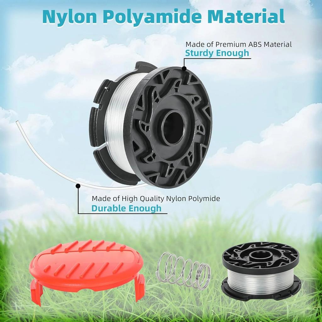 Замените катушку AF-100-3ZP нейлоновой головки для резки травы, леску для резки травы и трос для травы