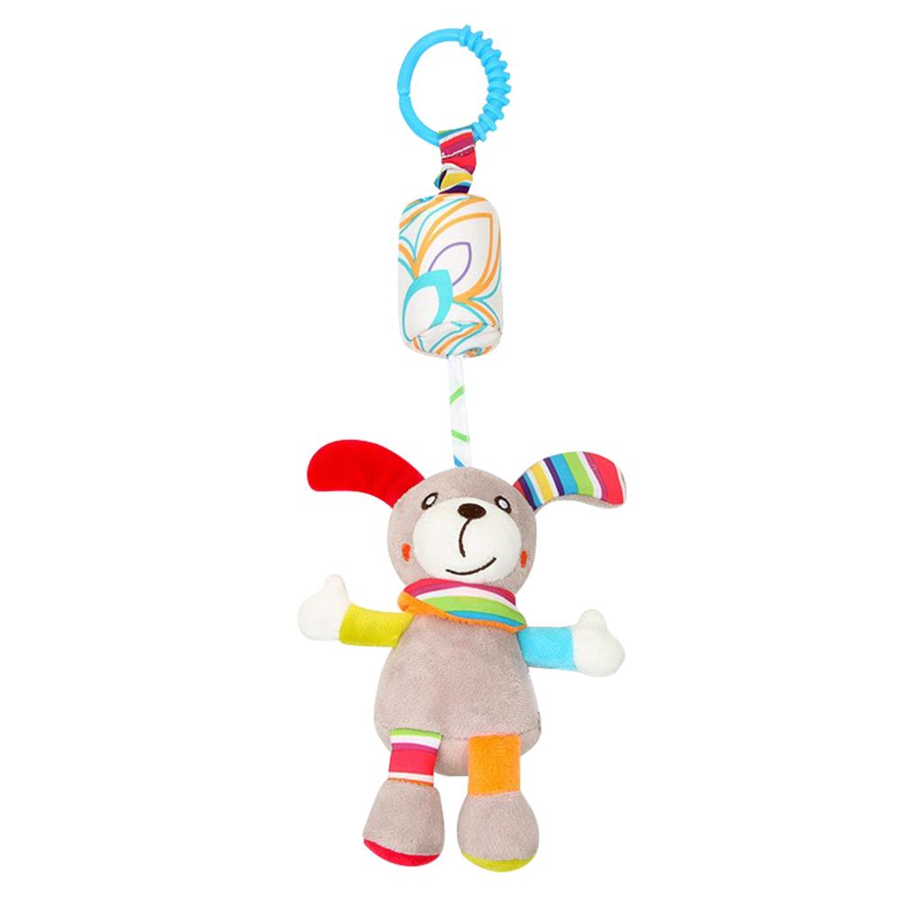 Детские плюшевые мультяшные животные игрушки для кроватки, подвесные детские коляски, висящие мягкие