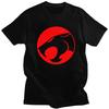 Индивидуальные мультяшные аниме футболки Thundercats для мужчин, футболки из чистого хлопка, футболки с коротким рукавом, повседневная одежда - Мужская летняя ...